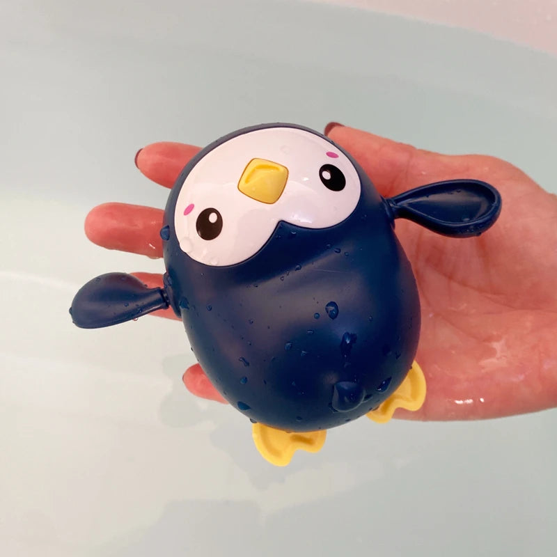 Adaptador de Chuveiro Ducha Divertida Penguim Azul Escuro Com Frete Gratis Shopanda