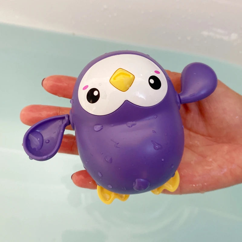 Adaptador de Chuveiro Ducha Divertida Penguim Roxo Com Frete Gratis Shopanda