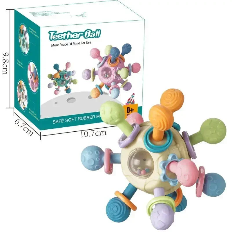 Adquira O Brinquedo Montessori Smart Ball Cor Amarelo Com Frete Gratis