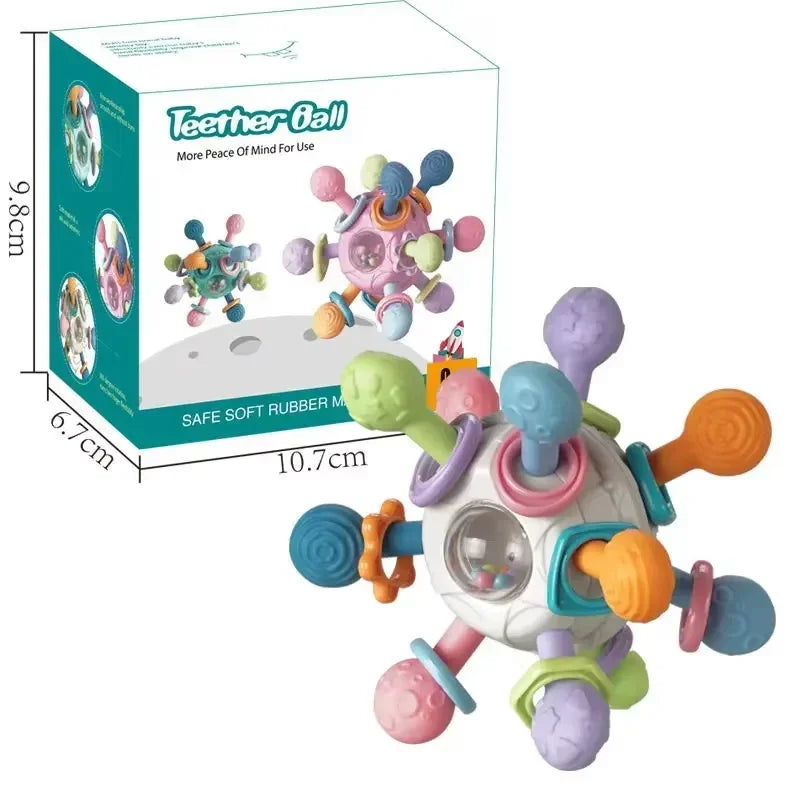 Adquira O Brinquedo Montessori Smart Ball Cor Branco Com Frete Gratis
