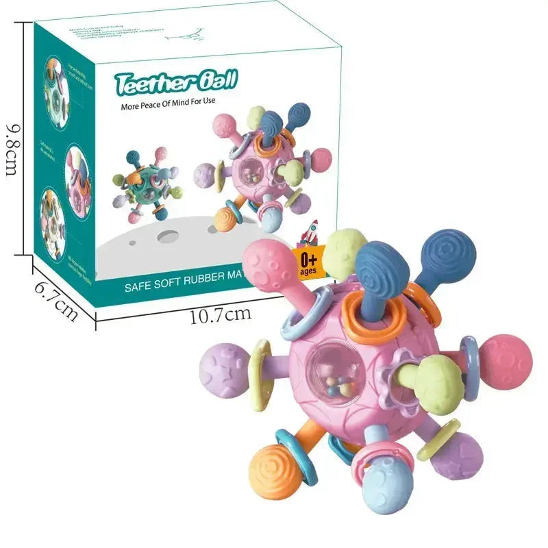 Adquira O Brinquedo Montessori Smart Ball Cor Rosa Com Frete Gratis