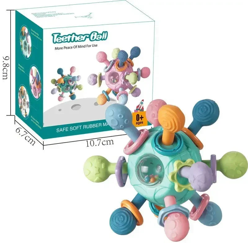 Adquira O Brinquedo Montessori Smart Ball Cor Verde Com Frete Gratis