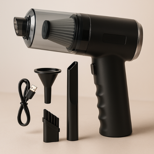 Aspirador Para Carro Cleaner Cor Preto Com Frete Gratis Shopanda