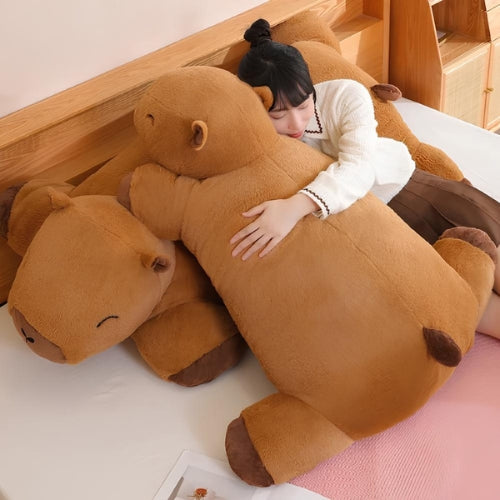 Bicho de Pelucia Capivara Giga Que Esta Bombando 100cm Com Frete Gratis Shopanda
