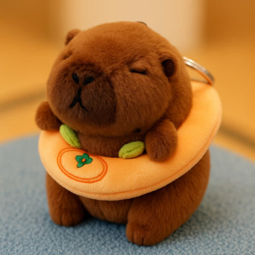 Bicho de Pelucia Little Capivara Boia Laranja Que Esta Bombando Com Frete Gratis Shopanda