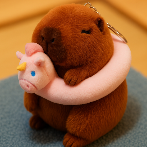 Bicho de Pelucia Little Capivara Boia Unicórnio Que Esta Bombando Com Frete Gratis Shopanda