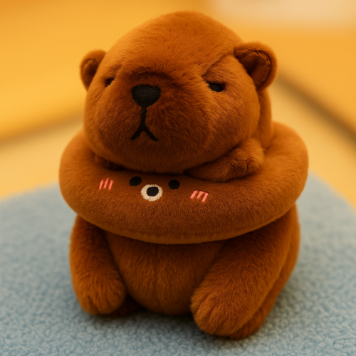 Bicho de Pelucia Little Capivara Boia Urso Que Esta Bombando Com Frete Gratis Shopanda