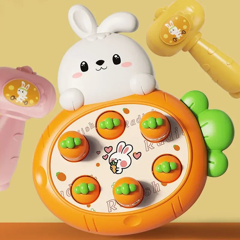 Brinquedo Montessori Bate Cenoura Cor Laranja com Frete Gratis na Shopanda