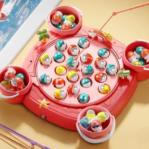 Brinquedo Montessori Pescaria Cor Rosa com Frete Gratis na Shopanda