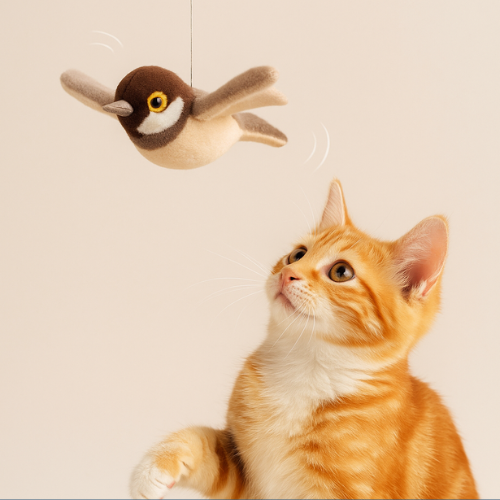 Brinquedo Para Gato Passarinho Voador Com Frete Gratis Shopanda