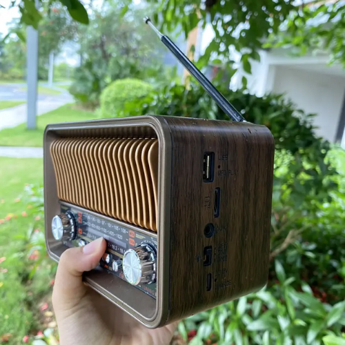 Caixa de Som Radio Vintage Com Frete Gratis Shopanda