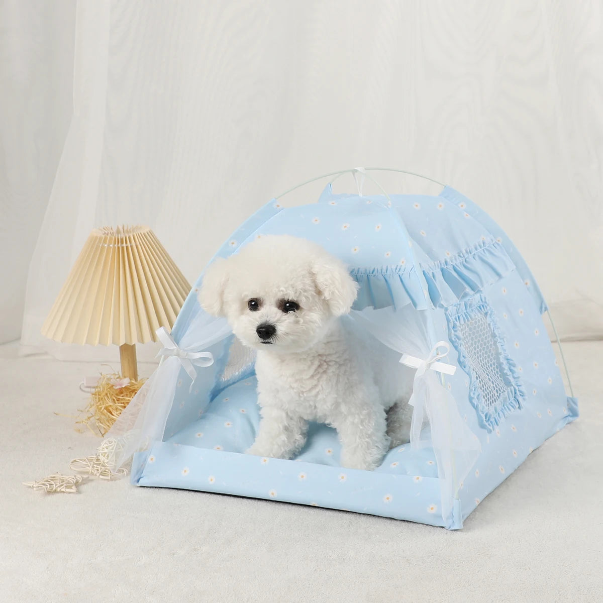 Caminha PET Camp Toca Cor Azul Com Frete Gratis Shopanda
