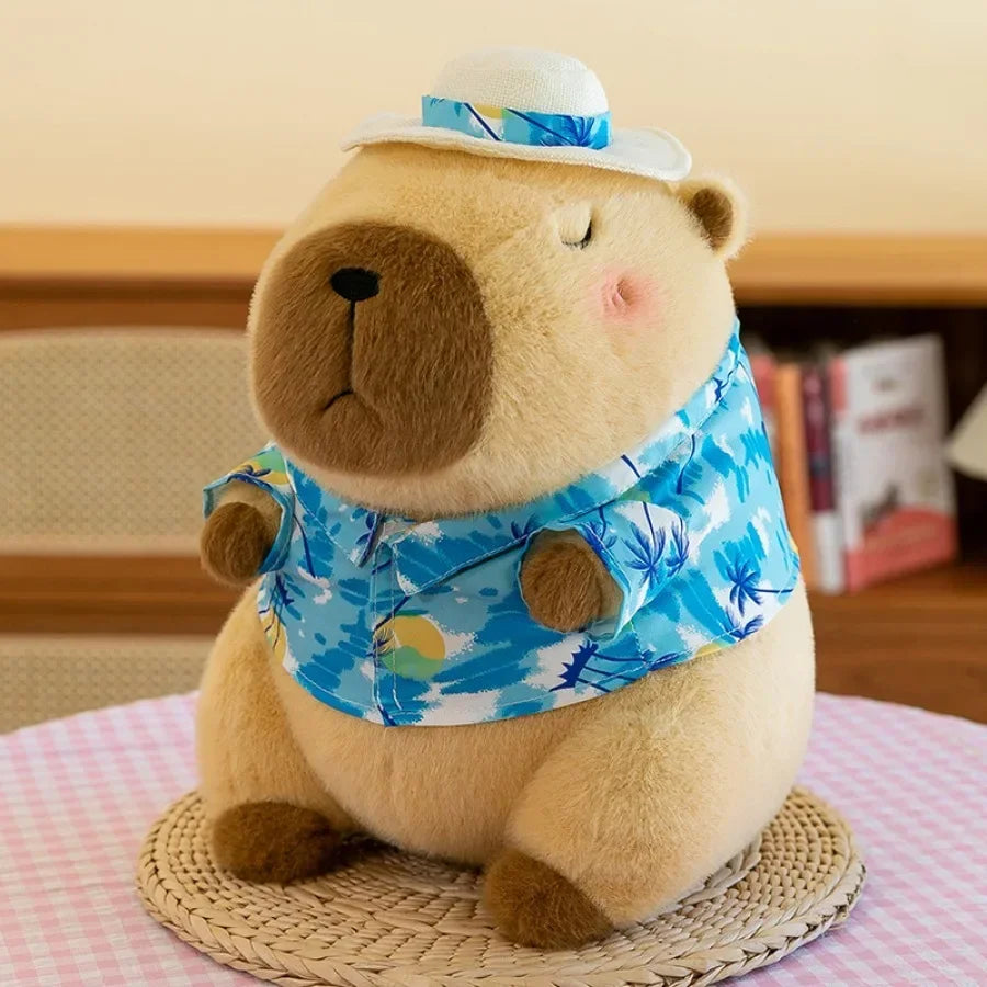 Capivara Praiera de Pelucia Plush Friends Que Esta Bombando Com Frete Gratis Shopanda