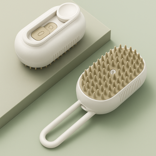 Escova Vaporizadora Limpa Pelos Cor Branco Com Frete Gratis Shopanda