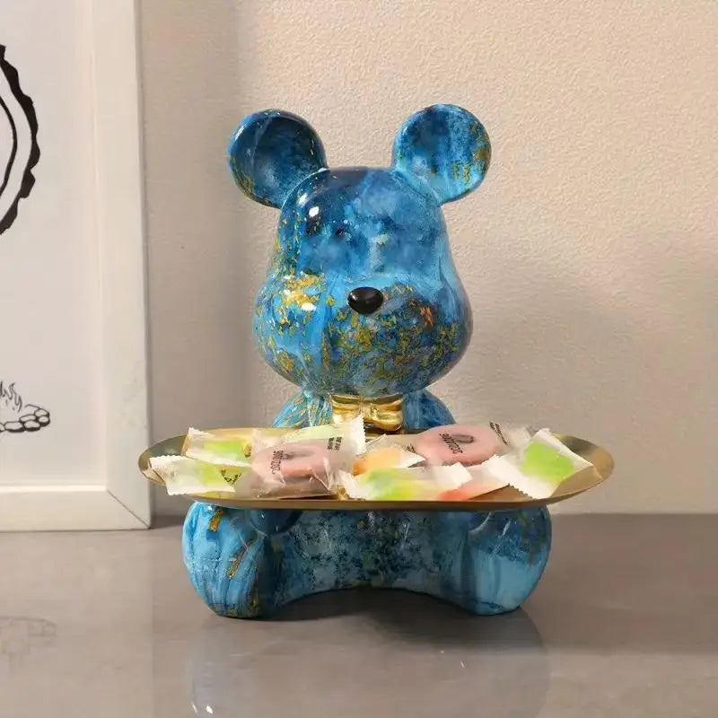 Escultura de Mesa Graffiti Bear Para Decoracao Com Frete Gratis Shopanda 3