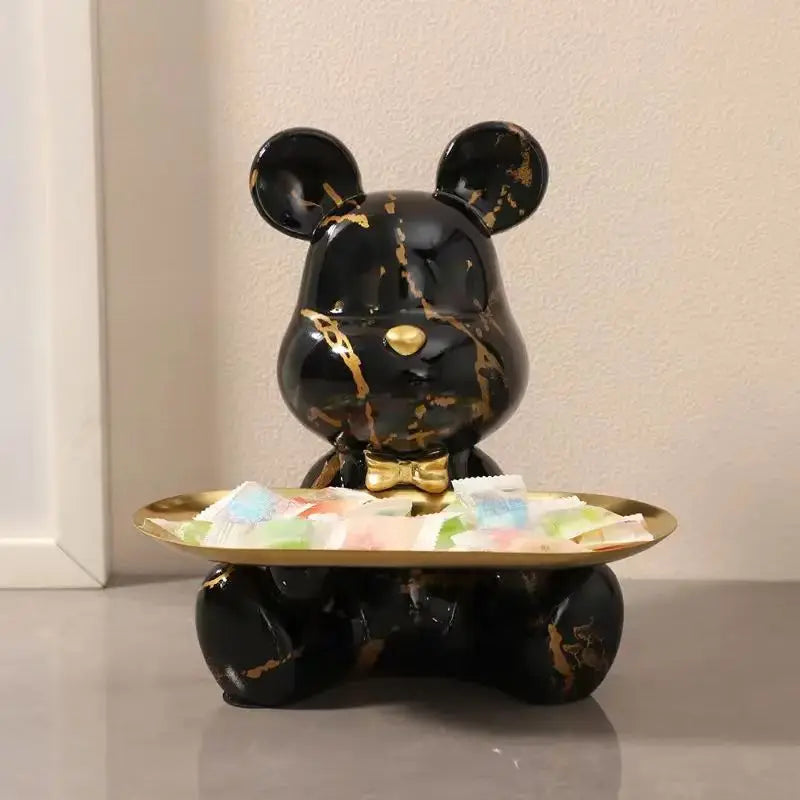 Escultura de Mesa Graffiti Bear Para Decoracao Com Frete Gratis Shopanda 4