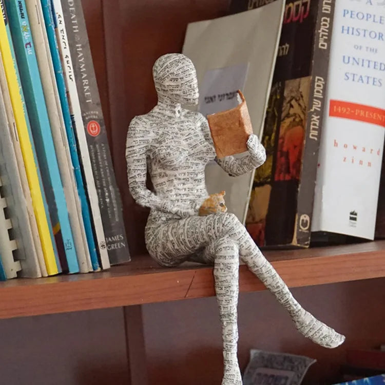 Escultura de Mesa Leitores Para Decoracao Com Frete Gratis Shopanda