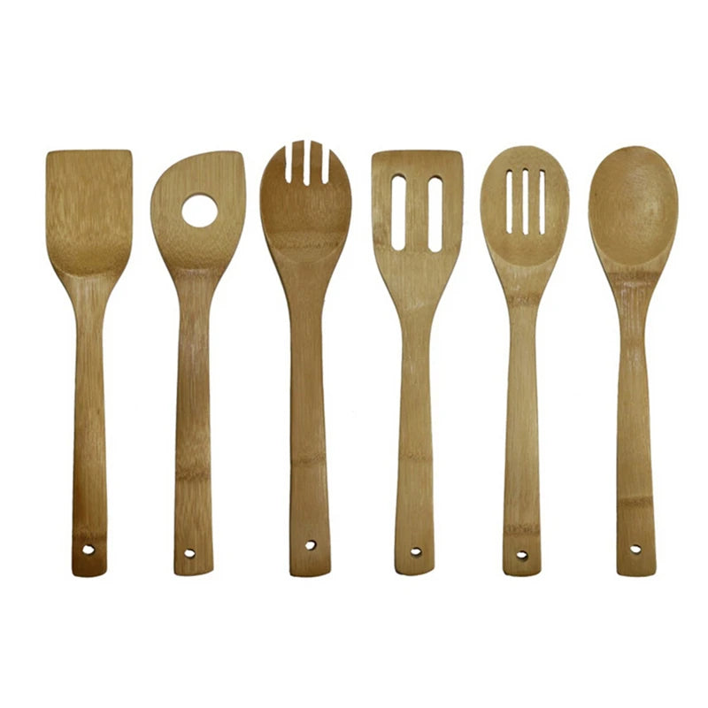 Kit Utensilios Bambu Para Cozinha Com Frete Gratis Shopanda