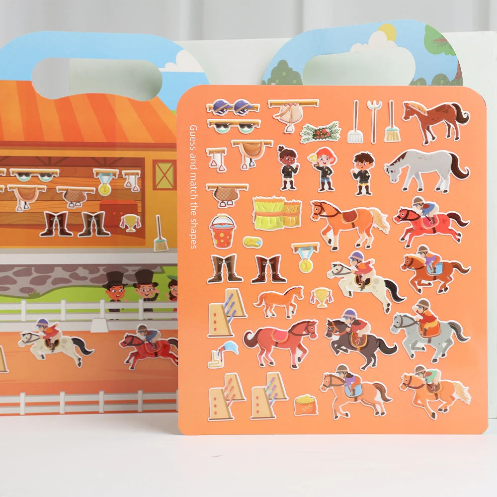 Livro de Adesivos Sticker Book com Frete Gratis na Shopanda