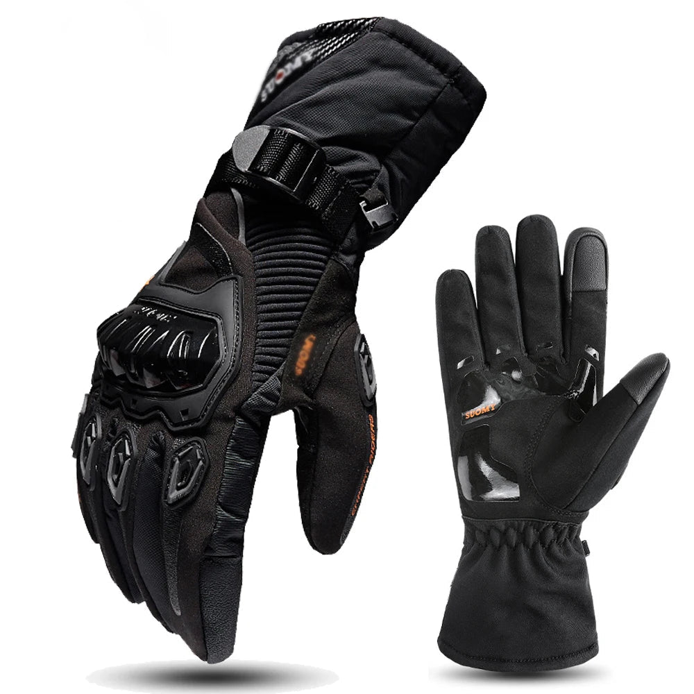 Luva Para Moto Protect Hand Cor Preto Com Frete Grátis