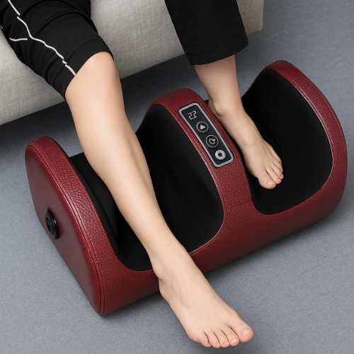 Massageador Elétrico Foot Massagem Para Dores Cor Vermelho Com Frete Grátis Shopanda