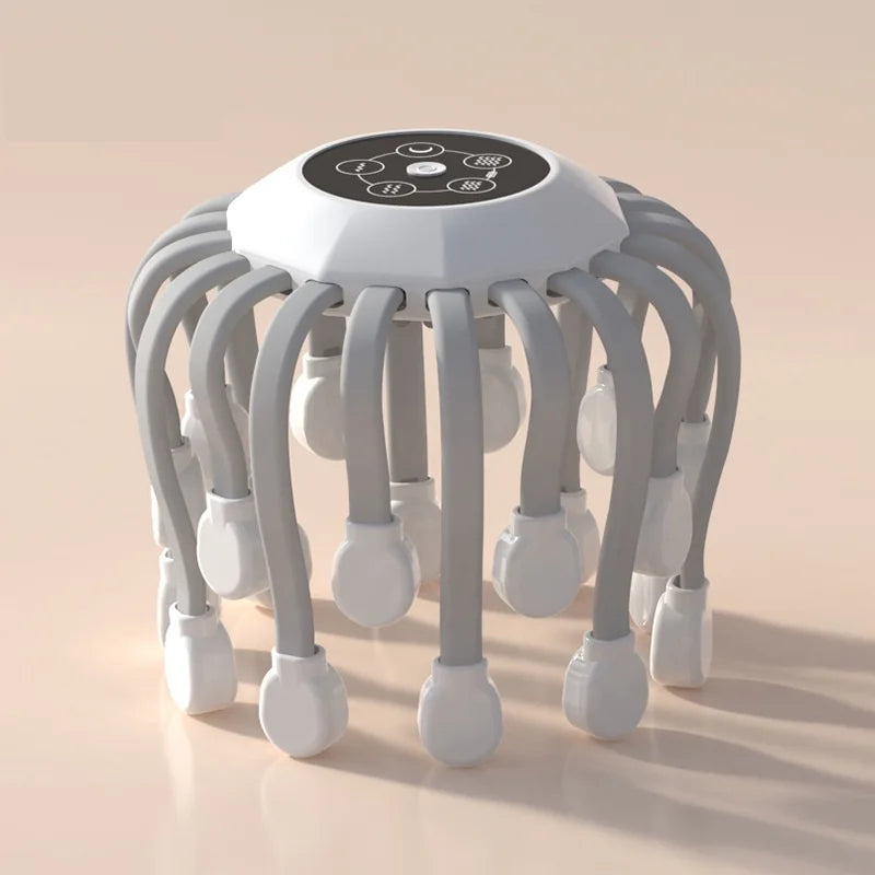 Massageador Elétrico Relaxa Cuca Para Dores Cor Branco Com Frete Grátis Shopanda