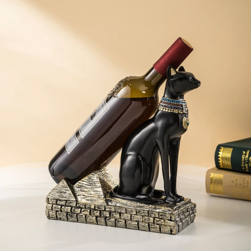 Porta Vinho Egipcio Para Cozinha Gato Pequeno Com Frete Gratis Shopanda