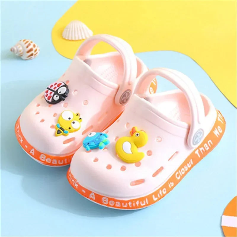 Sandalia Infantil Crooc Floop Cor Rosa Com Frete Gratis Shopanda