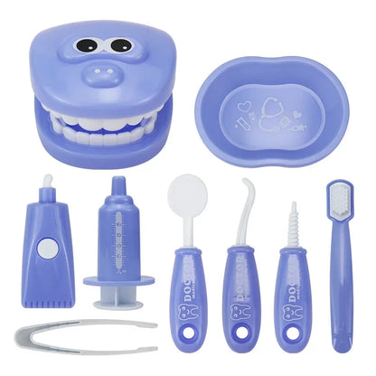 Brinquedo Montessori Pequeno Dentista  Cor Azul com Frete Gratis na Shopanda 