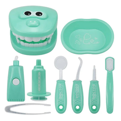 Brinquedo Montessori Pequeno Dentista  Cor Menta com Frete Gratis na Shopanda 