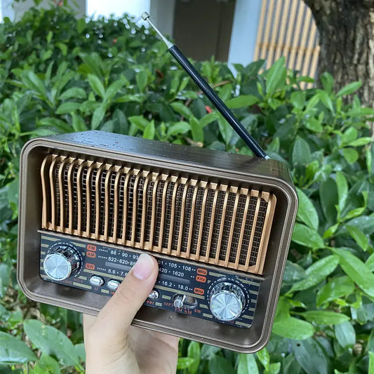 Caixa de Som Radio Vintage Com Frete Gratis Shopanda