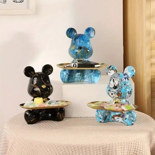 Escultura de Mesa Graffiti Bear Para Decoracao Com Frete Gratis Shopanda