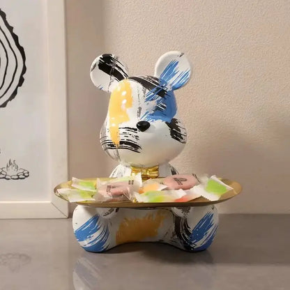 Escultura de Mesa Graffiti Bear Para Decoracao Com Frete Gratis  Shopanda 2
