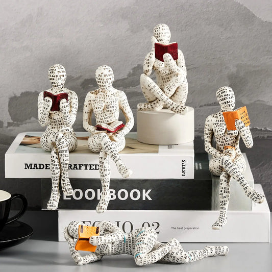 Escultura de Mesa Leitores Para Decoracao Com Frete Gratis Shopanda