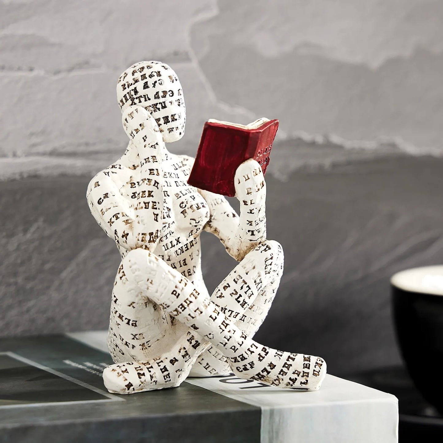 Escultura de Mesa Leitores Para Decoracao Com Frete Gratis Shopanda
