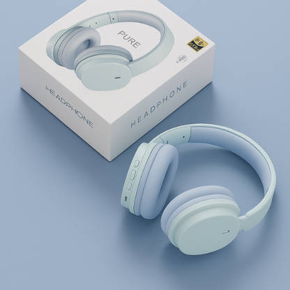 Headphone Sem Fio Pure Cor Azul Com Frete Gratis Shopanda
