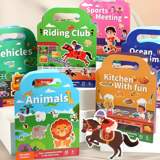 Livro de Adesivos Sticker Book com Frete Gratis na Shopanda 