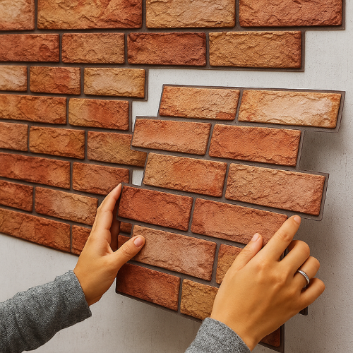 Papel de Parede Kit Adesivo de Tijolo Para Decoracao Com Frete Gratis Shopanda