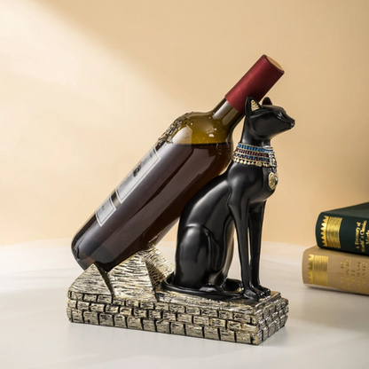Porta Vinho Egipcio Para Cozinha Gato Pequeno Com Frete Gratis  Shopanda