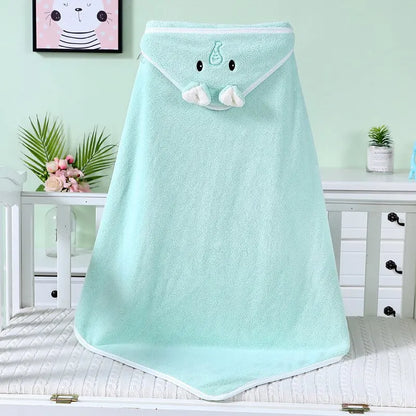 Toalha Infantil Baby Towel Cor Azul Bebe Com Frete Gratis Shopanda