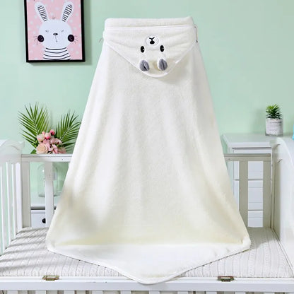 Toalha Infantil Baby Towel Cor Branco Com Frete Gratis Shopanda