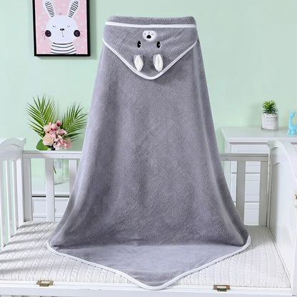 Toalha Infantil Baby Towel Cor Cinza Com Frete Gratis Shopanda